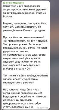 "Надо бить — как сегодня и ещё гораздо сильнее!" — Медведев о реакции России на теракт ВСУ в Старобельске