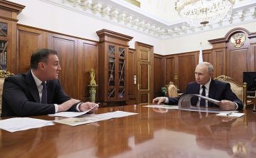 Владимир Путин провёл рабочую встречу с Заместителем Председателя Правительства Дмитрием Патрушевым.