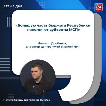 Роль МСП в бюджете ЛНР: как предприниматели меняют Республику