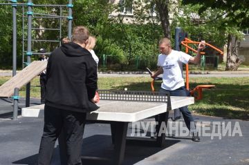 Студенты колледжа провели коллективную тренировку в Ровеньках