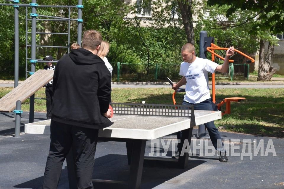 Студенты колледжа провели коллективную тренировку в Ровеньках