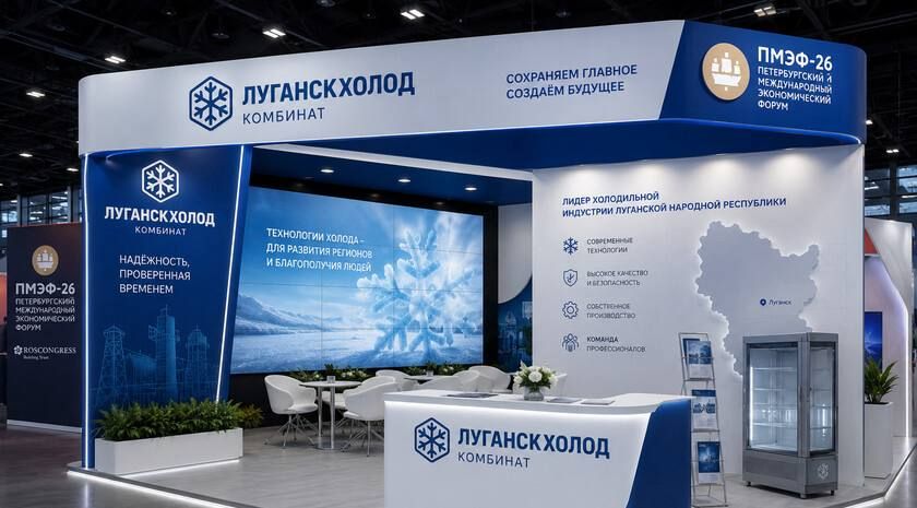 Хладокомбинат «Луганскхолод» рассчитывает повысить узнаваемость луганского мороженого и промышленного потенциала ЛНР на Петербургском международном экономическом форуме (ПМЭФ)