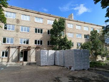 Подрядная организация приступила к внутренним отделочным работам в здании общежития Луганского колледжа информационных технологий и предпринимательства