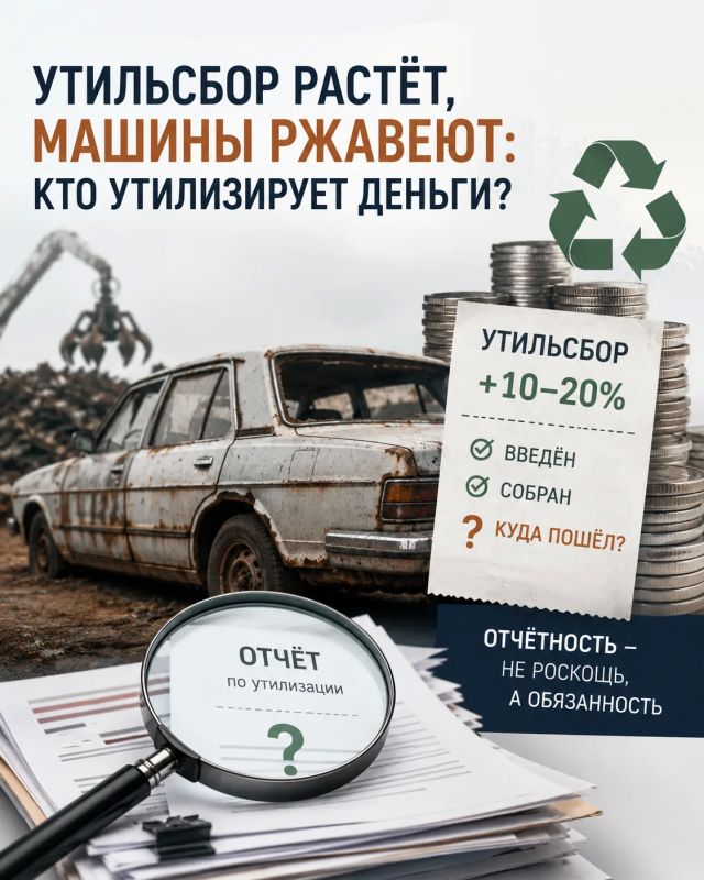 Утильсбор растёт, машины ржавеют: кто утилизирует деньги