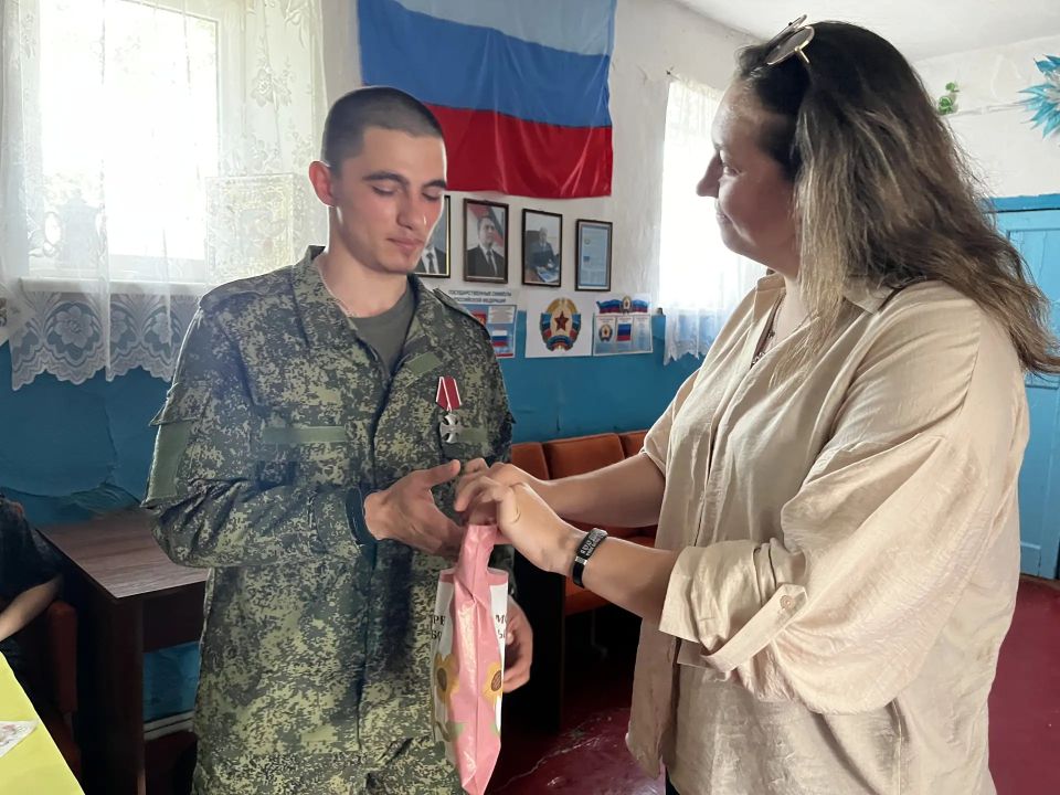 В Петровеньках встретились с ветераном боевых действий