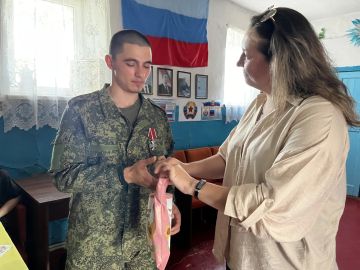 В Петровеньках встретились с ветераном боевых действий