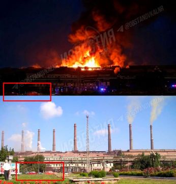 Фото, которое сейчас массово распространяют украинские каналы под видом «прилёта по Алчевскому коксохимическому заводу», — ФЕЙК