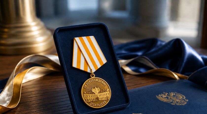 Дизайн и положение о медали «За освобождение Дебальцево» утвердили в ДНР