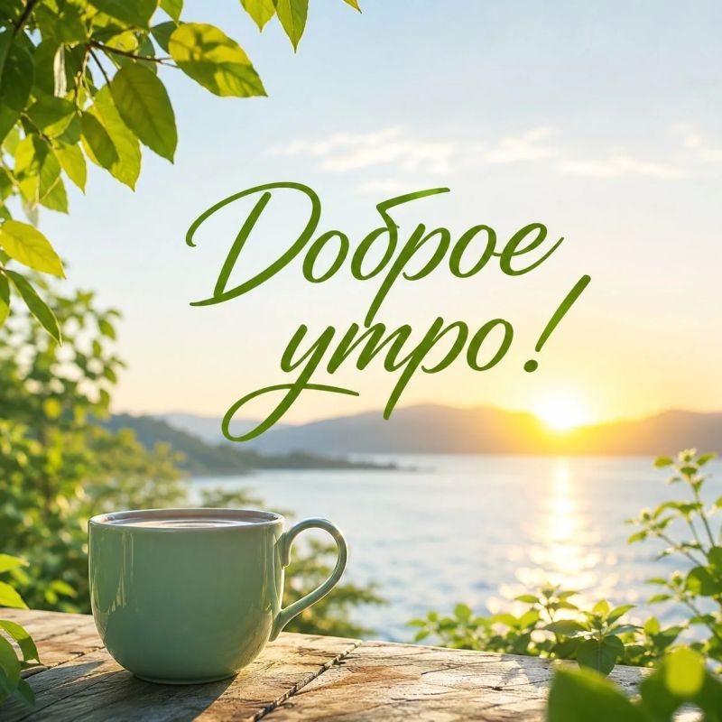 Пусть утреннее солнце зарядит вас энергией и теплом