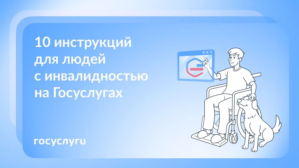 Выплаты, документы и реабилитация: что можно узнать на Госуслугах при инвалидности