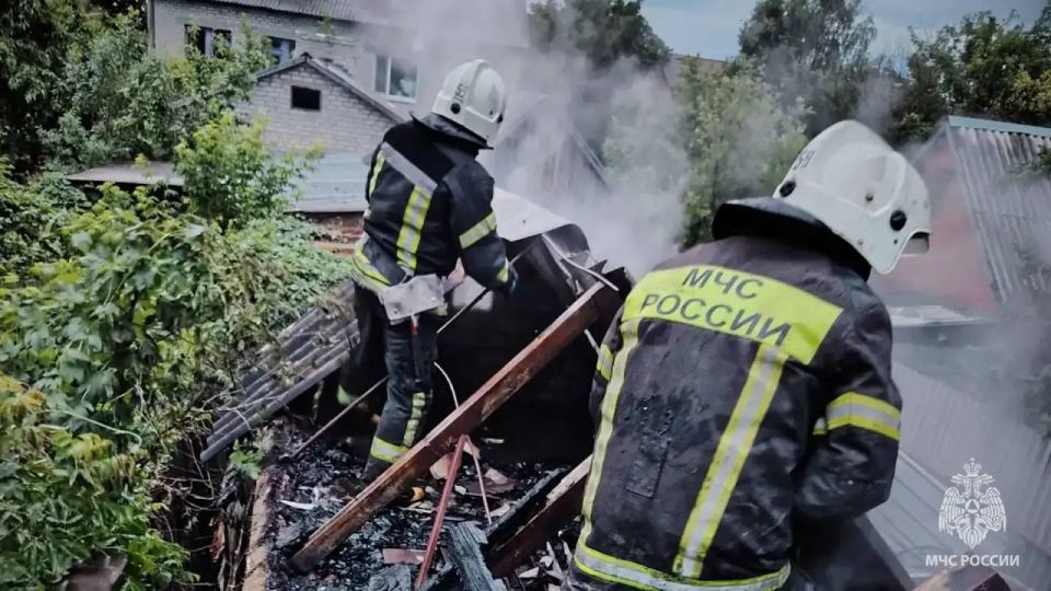 В Лисичанске произошел пожар на одном из частных подворий