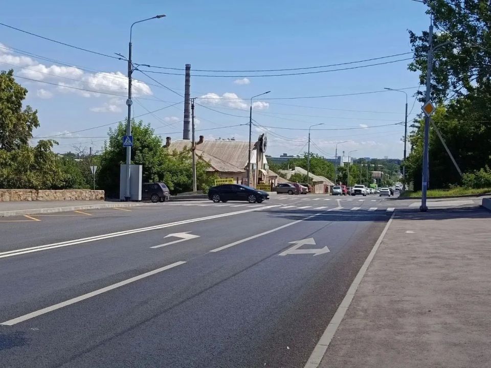 В Луганске завершён ремонт второй очереди улицы Фрунзе