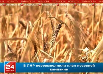 В ЛНР перевыполнили план посевной кампании
