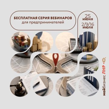 Серия вебинаров для предпринимателей ЛНР