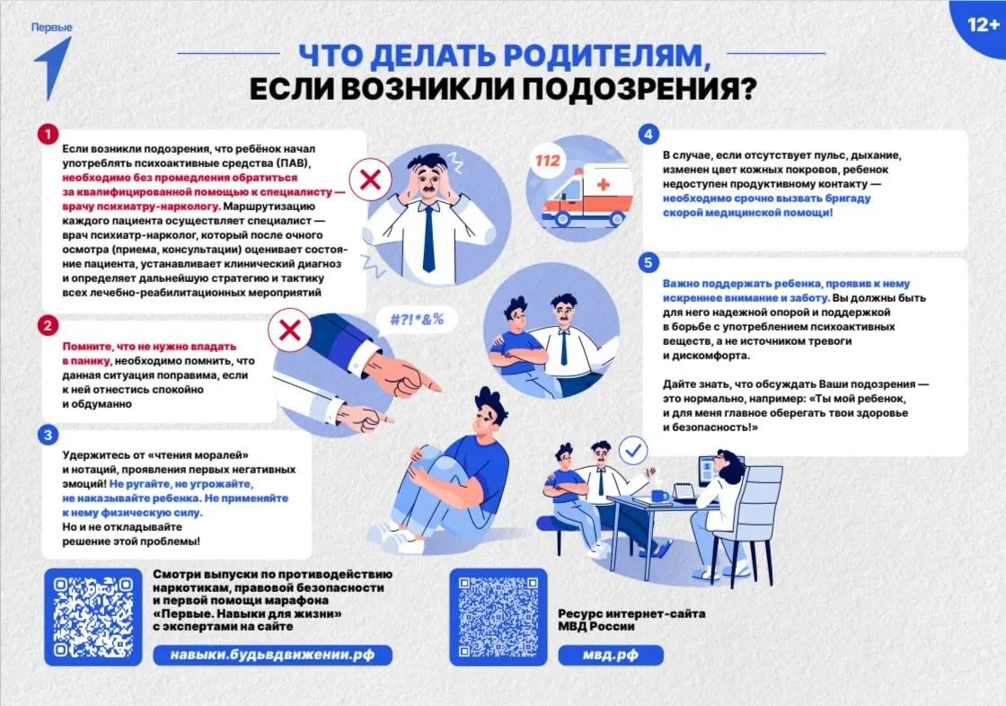 Что делать родителям, если возникли подозрения, что ребенок начал употреблять психоактивные средства?
