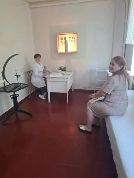Сегодня в г. Петровское проведен прием выездной бригадой медицинских работников г. Красный Луч
