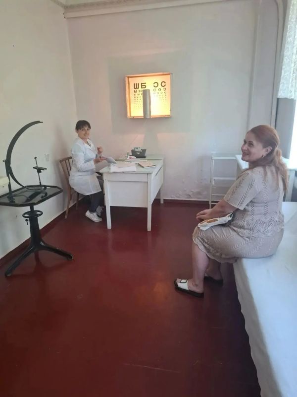 Сегодня в г. Петровское проведен прием выездной бригадой медицинских работников г. Красный Луч