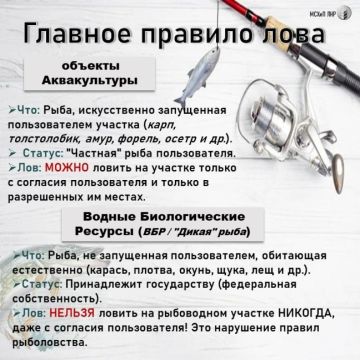 Минсельхоз ЛНР разъясняет правила рыболовства