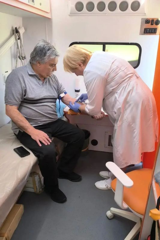 Мобильный ФАП Славяносербской ЦРБ продолжает свою работу