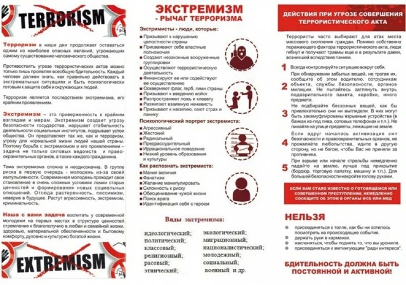 Экстремизм - рычаг терроризма