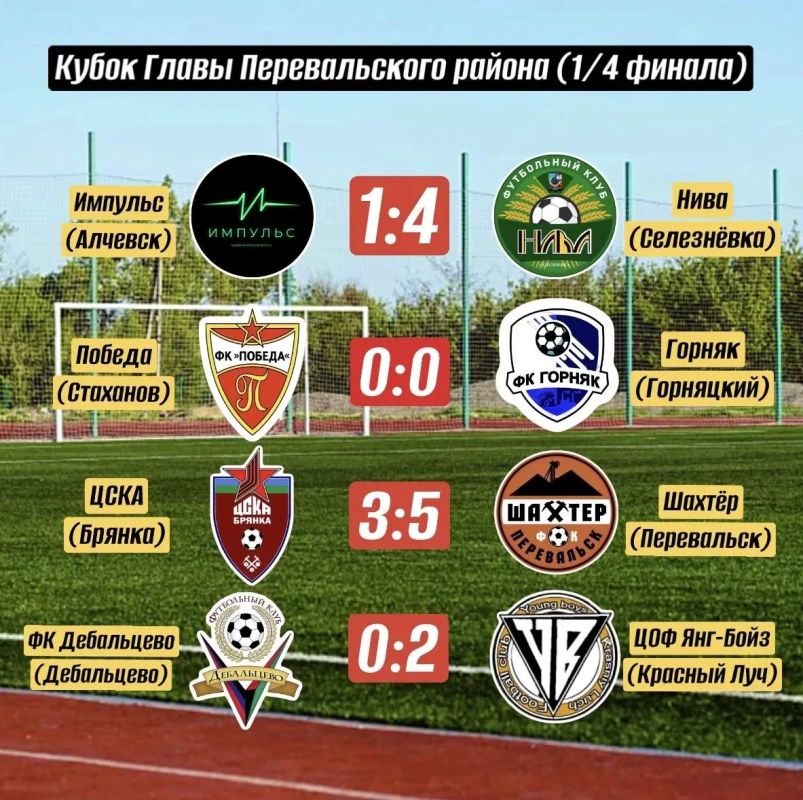 В Перевальске прошли игры 1/4 финала Кубка Главы Перевальского округа по футболу