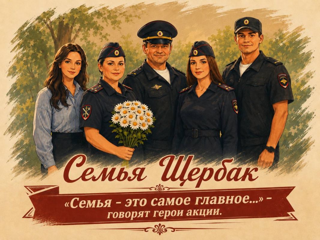 Служба, любовь и верность: о семейной династии правоохранителей в акции МВД России