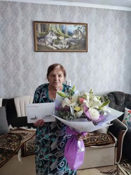Жительницу Михайловки поздравили с 99-летием