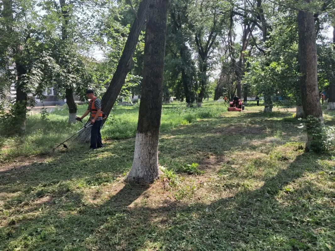 Продолжаются работы по благоустройству городского округа