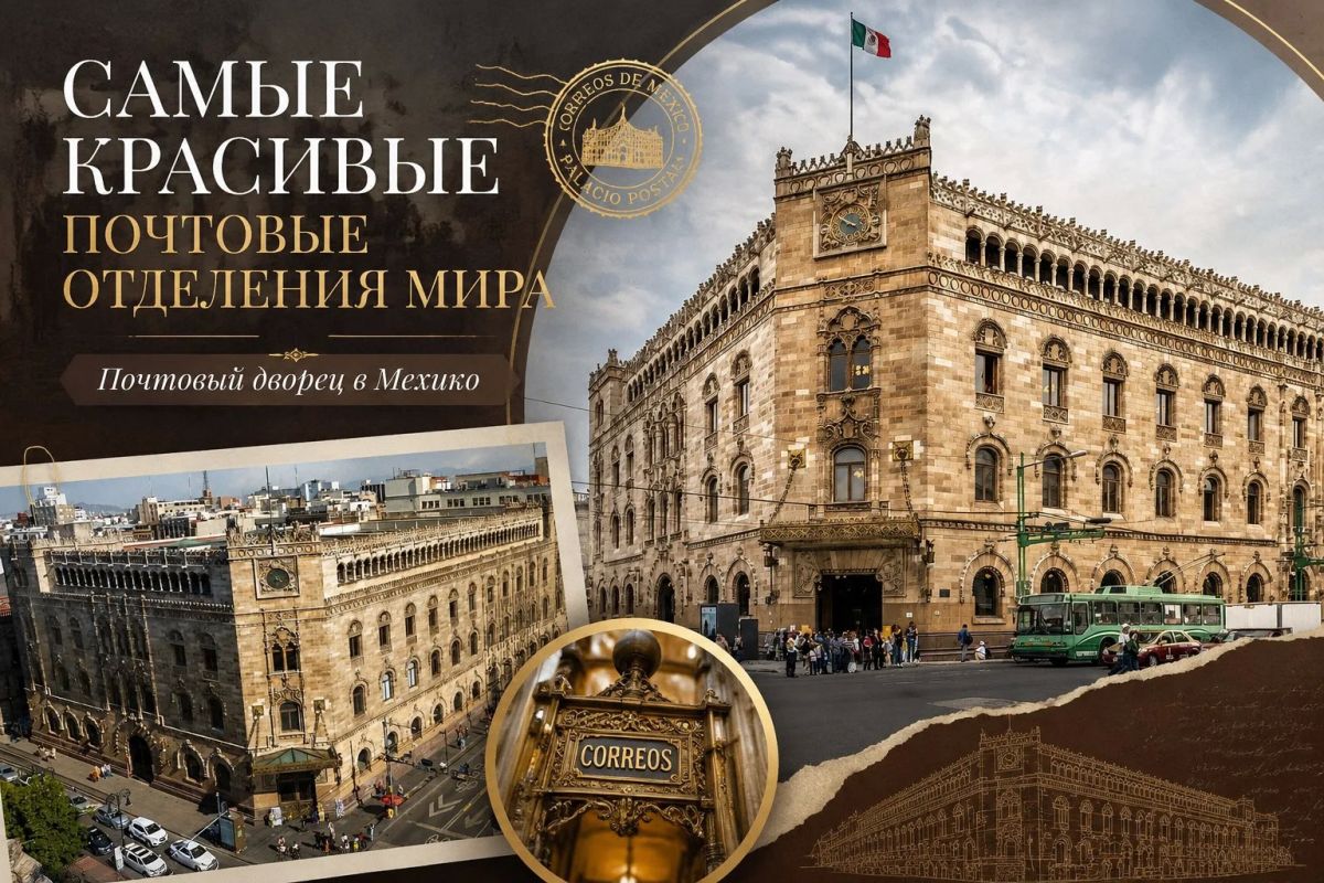 Почтовые отделения мира. Почтовый дворец в Мехико — место, где отправка письма превращается в настоящее путешествие во времени