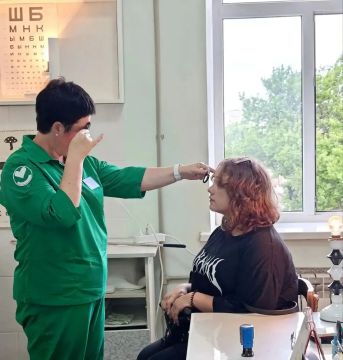 Специалисты Славяносербской ЦРБ провели профосмотр юного населения пгт.Фрунзе