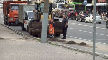 В Кирове устраняют последствия ливня