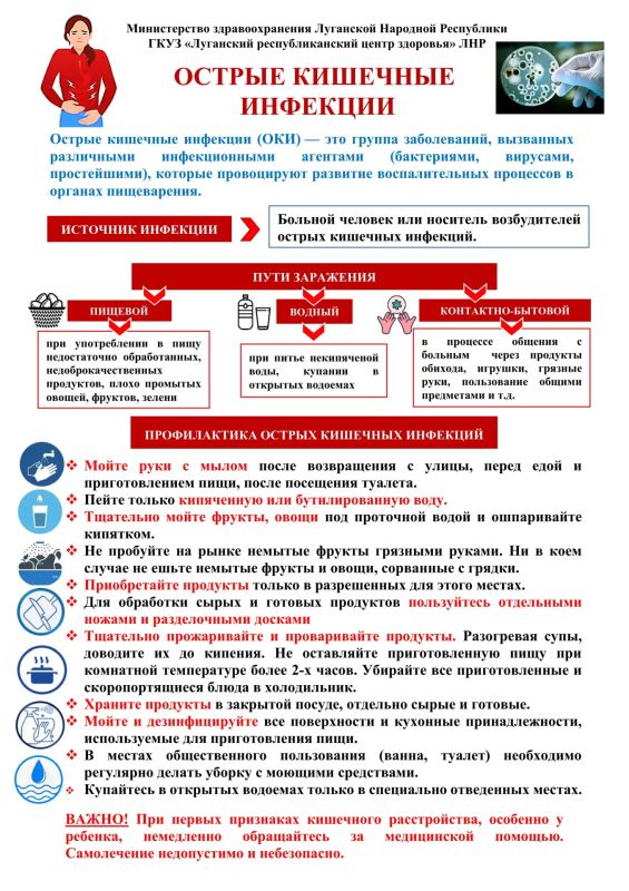 Осторожно: острые кишечные инфекции!