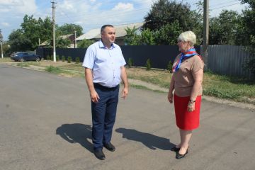 В Славяновербске по народной программе ремонтируют дорогу