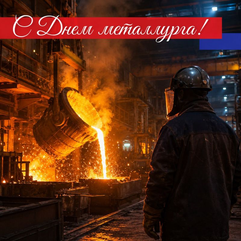 Уважаемые металлурги! Сердечно поздравляем вас с профессиональным праздником!