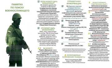 Важная информация. Министерство обороны Российской Федерации разработало пошаговый алгоритм для родственников пропавших без вести военнослужащих