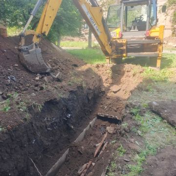 Аварийщики из региона-шефа провели работы на участке тепловой сети в Первомайске