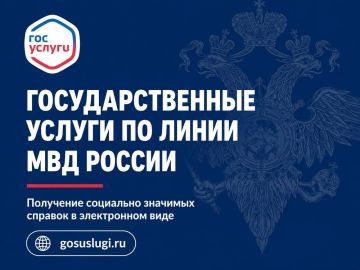 Информационный центр МВД по Луганской Народной Республике напоминает о возможности получения социально-значимых государственных услуг дистанционно