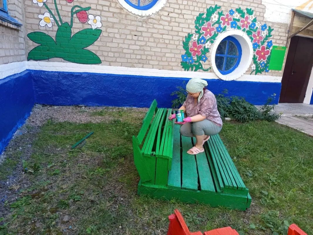 Андрей Рубанцов: Перед началом нового учебного года в детском саду «Лучистый» завершены все запланированные ремонтные работы