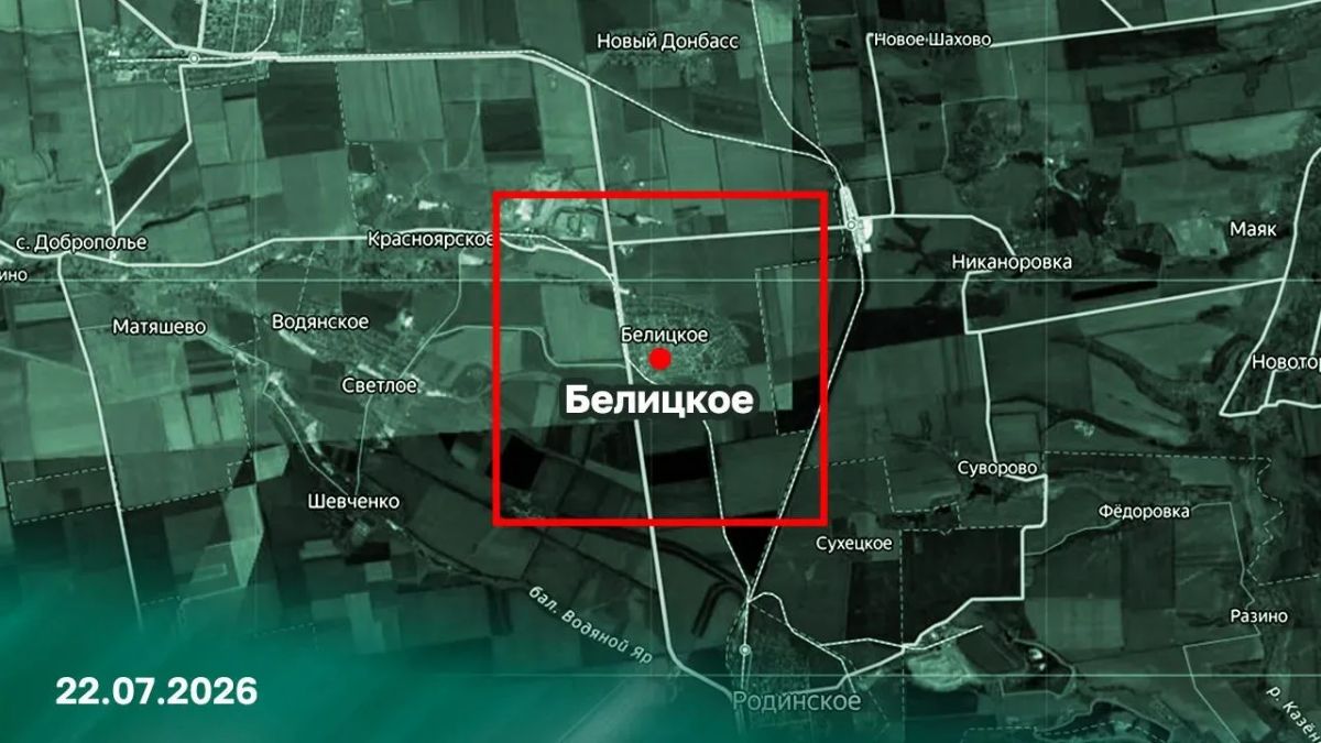 Бойцы ВС РФ освободили город Белицкое в ДНР