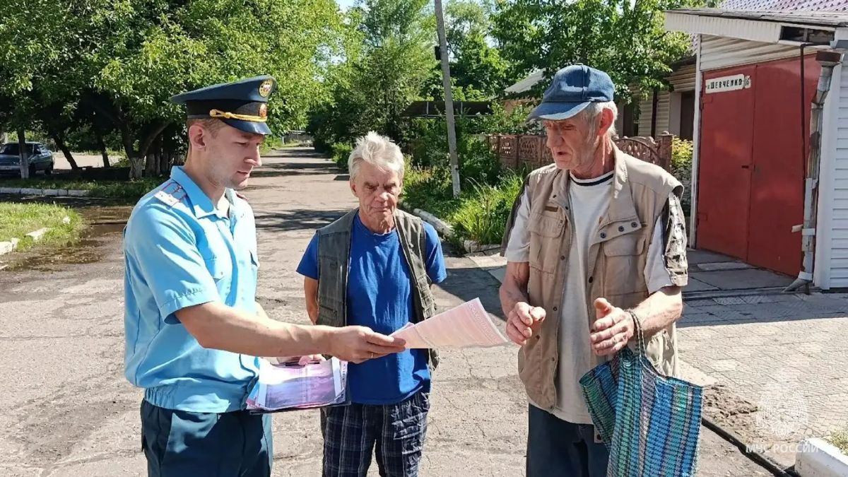 С жителями о пожарной безопасности