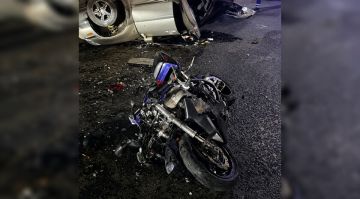 Два человека погибли в ДТП с участием мотоцикла и автомобиля в Луганске