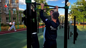 Молодёжка в спорте!. Вечерняя лёгкая разминка прошла на ура — без перегрузок, но с толком