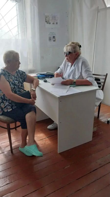 Передвижной ФАП Славяносербской ЦРБ работал в с.Раёвка