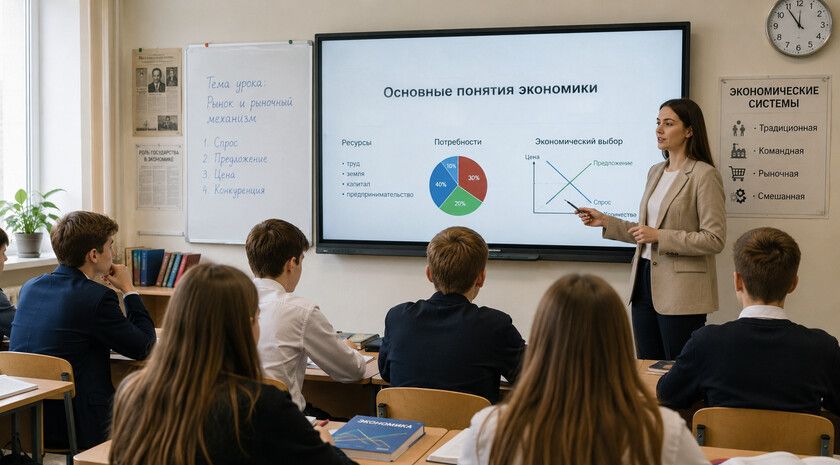 Школьники начнут изучать экономику своего региона в рамках внеурочного курса