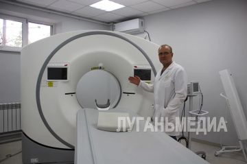 В Алчевском онкодиспансере начал работать новый компьютерный томограф