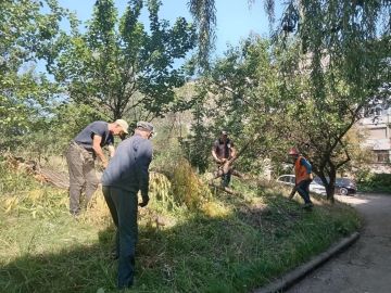 Коммунальными службами проведены работы на территории города