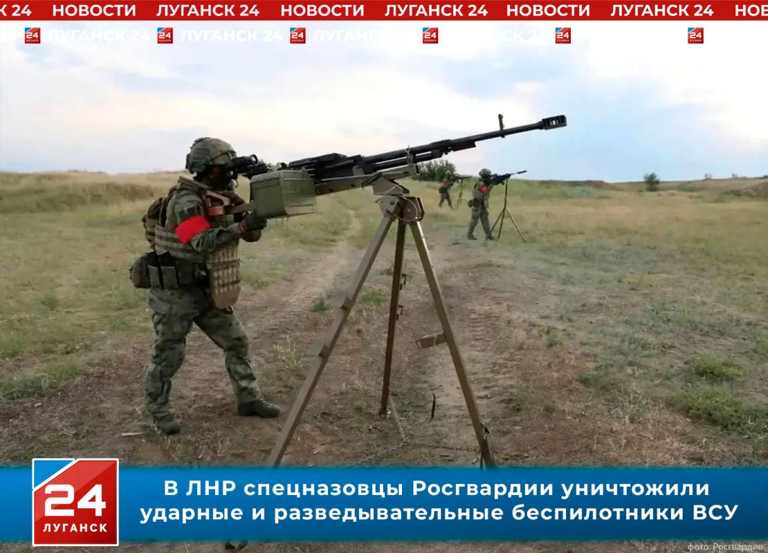 12 вражеских беспилотников уничтожили за сутки росгвардейцы в небе над ЛНР