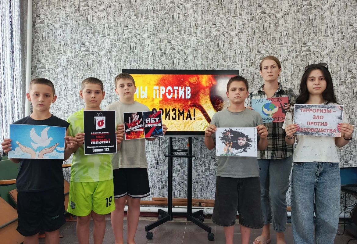 В селе Власовка детям провели занятия антитеррористической направленности