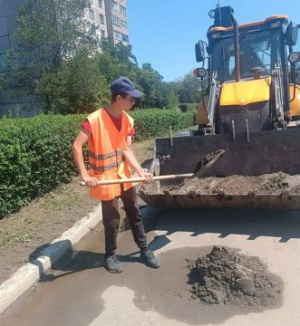 Коммунальными службами проведены работы на территории города