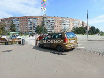 Авария на Городке в Луганске
